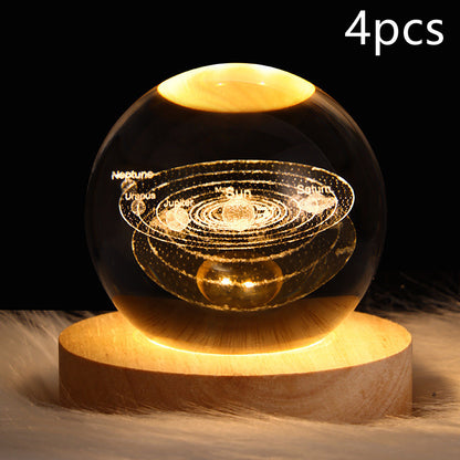 LED Galaxy Crystal Ball Lamp for Stunning Nighttime Ambiance
