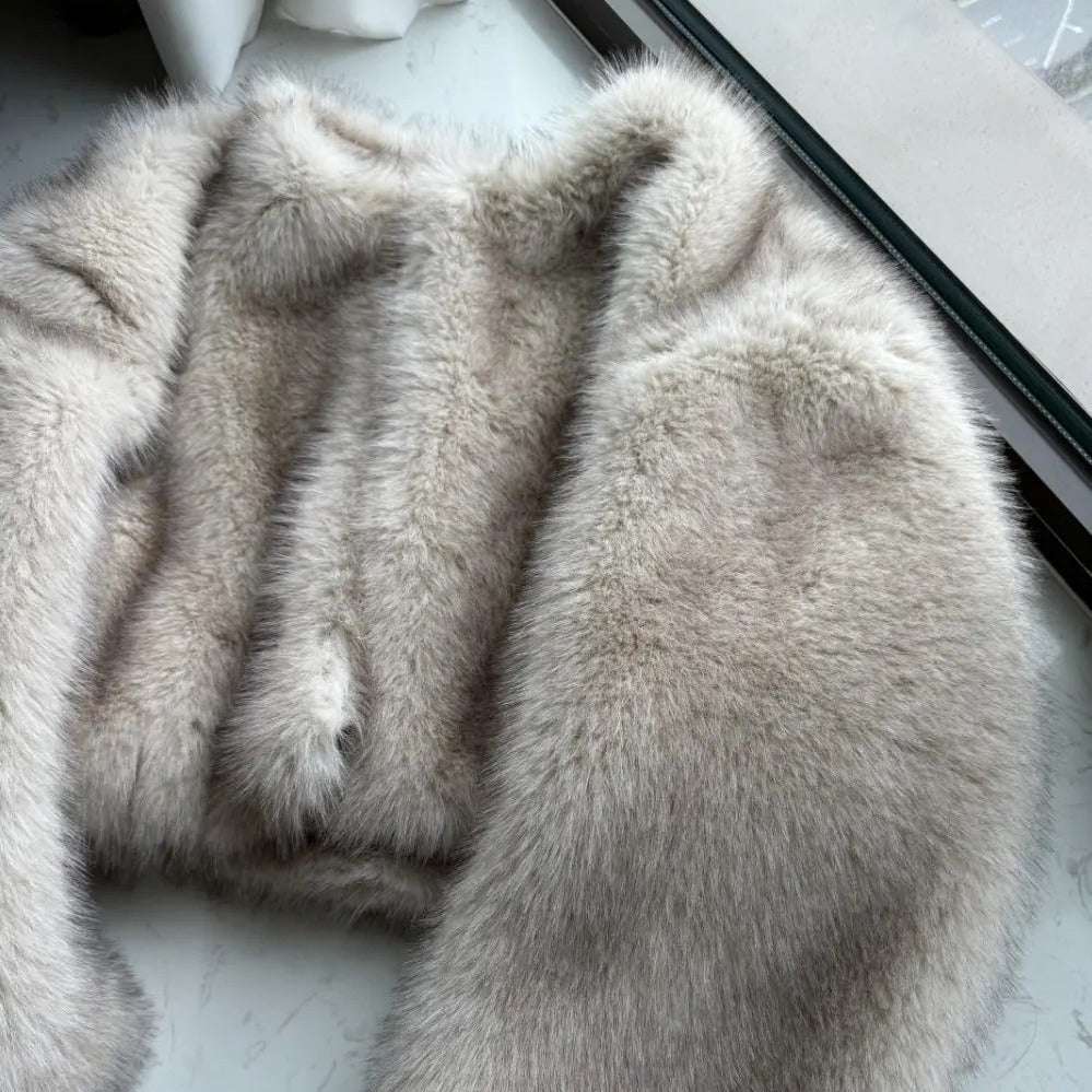 Fur Coat Short Tokas Fur Casual Women's Clothing