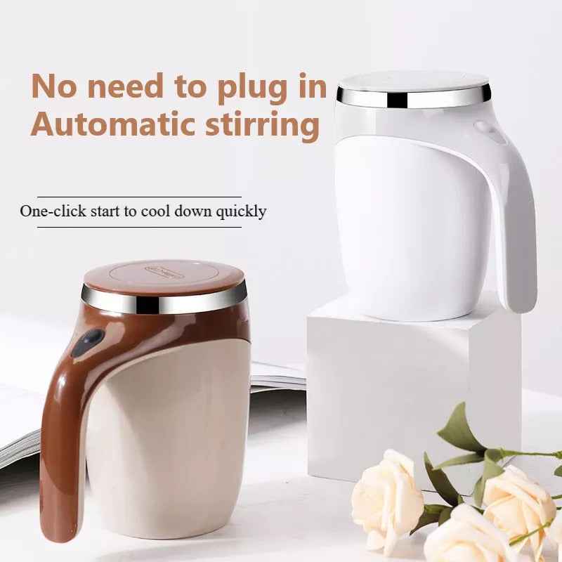 Rechargeable Automatic Stirring Mug for Effortless Coffee Mixing - Mallora Shop