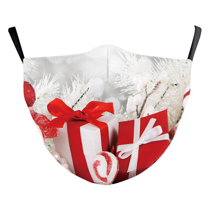 Snowflake Christmas Red Double-layer Dust Mask