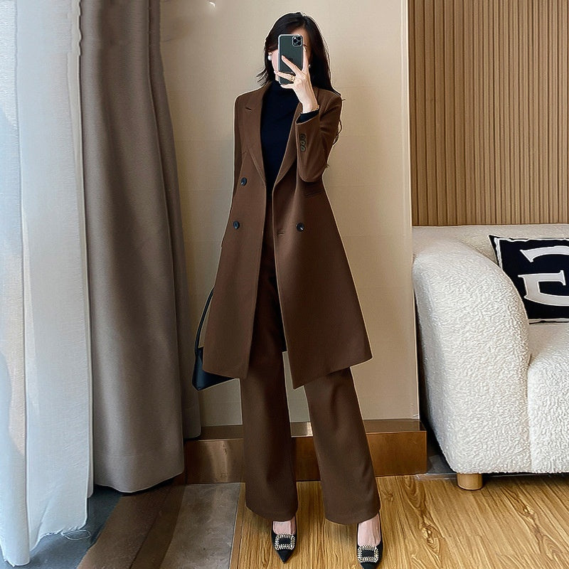 Women's Casual Double-breasted Elegant Trench Coat