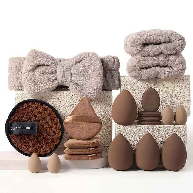 60pcs  Beauty Tools Major Combination Suit Face Wash Makeup Full Set