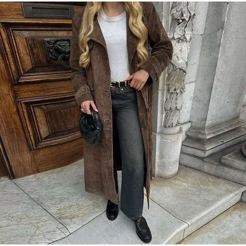 Fall Women's Clothing Women's Trench Coat Elegant