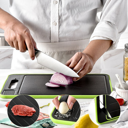 Double-Sided Cutting Board with Defrosting Function