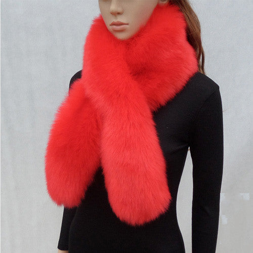 Faux Fur Rabbit Fox Collar Shawl