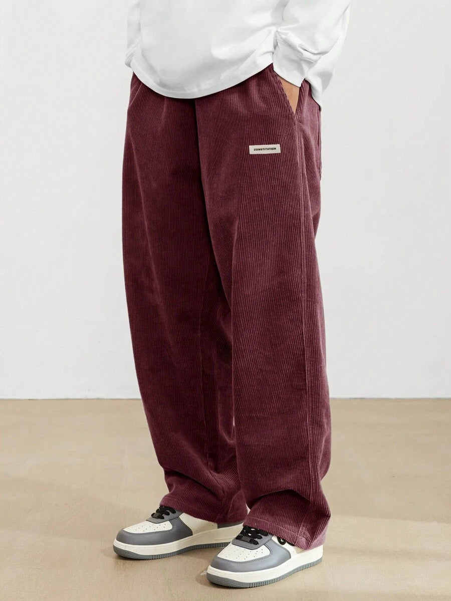 Men's Autumn And Winter Loose Wide Leg Draping Casual Pants