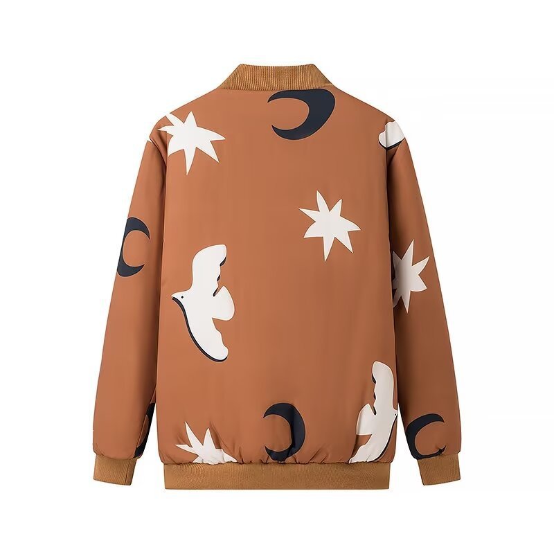 Women Autumn Casual Printed Coat