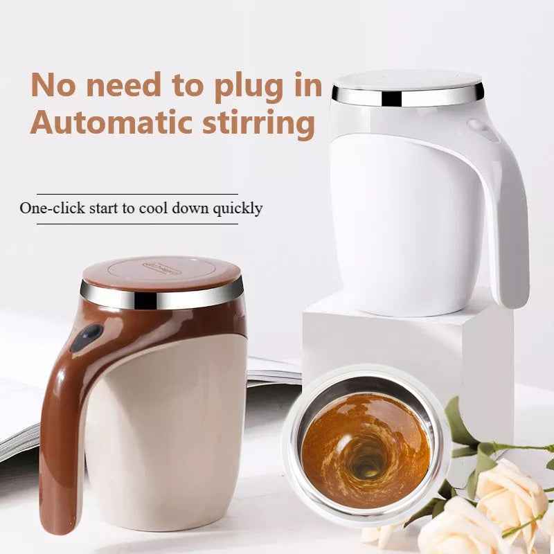 Rechargeable Automatic Stirring Mug for Effortless Coffee Mixing - Mallora Shop