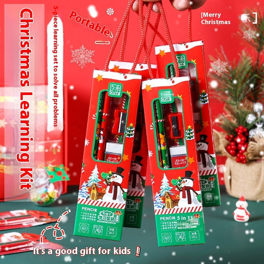 Christmas Small Gift Learning Stationery Suit Creative Practical Stationery