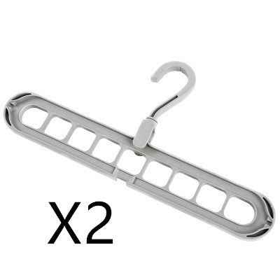 9-Hole Multi-Function Clothes Hanger Organizer