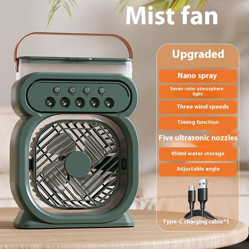 3 In 1 Portable Air Conditioner with LED Night Lights