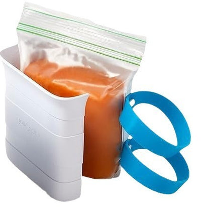 Meal Preparation Bag Container for Frozen Leftovers