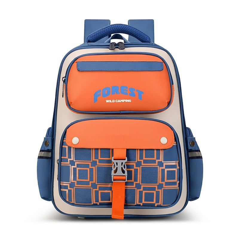 Burden-reducing Primary School Student Waterproof Schoolbag