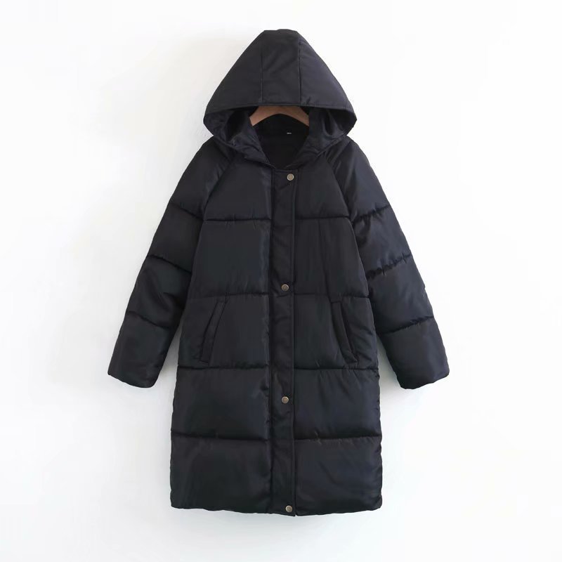 Thickened And Widened Hooded Coat Bread Ladies Jacket