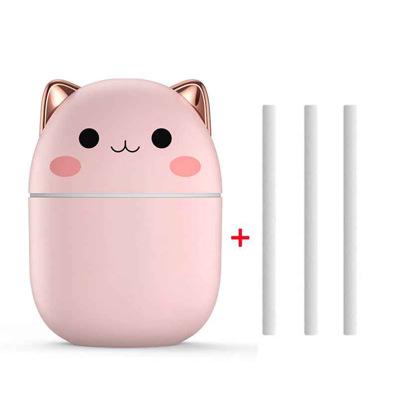 Cute Portable Cat Humidifier - Ultra-Silent USB Powered Air Moisturizer - Mallora Shop