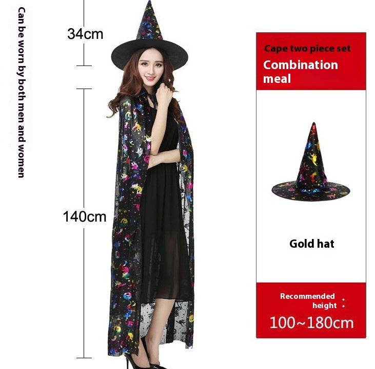 Halloween costume woman magic witch party dress