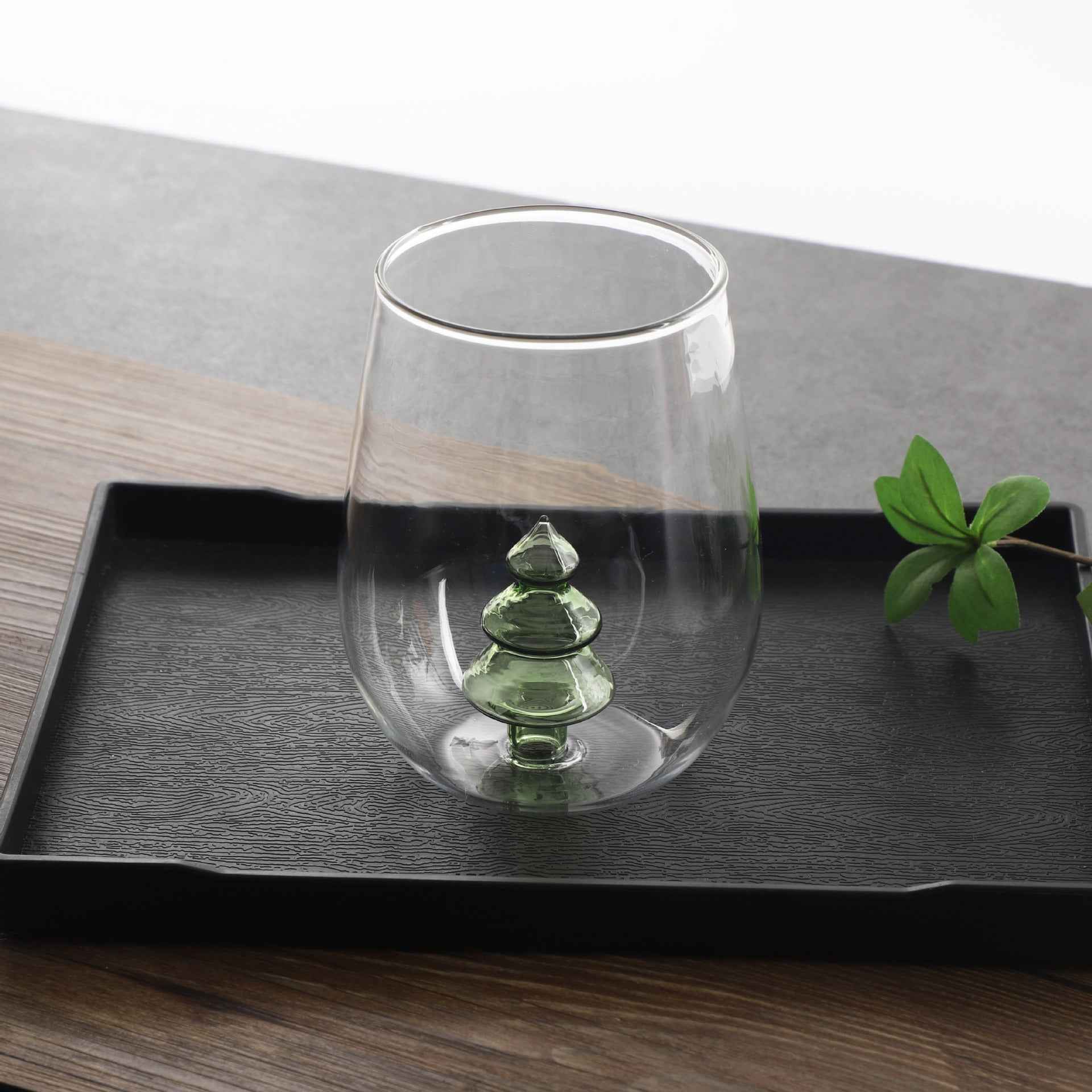 Creative High Borosilicate Glasses Christmas Tree