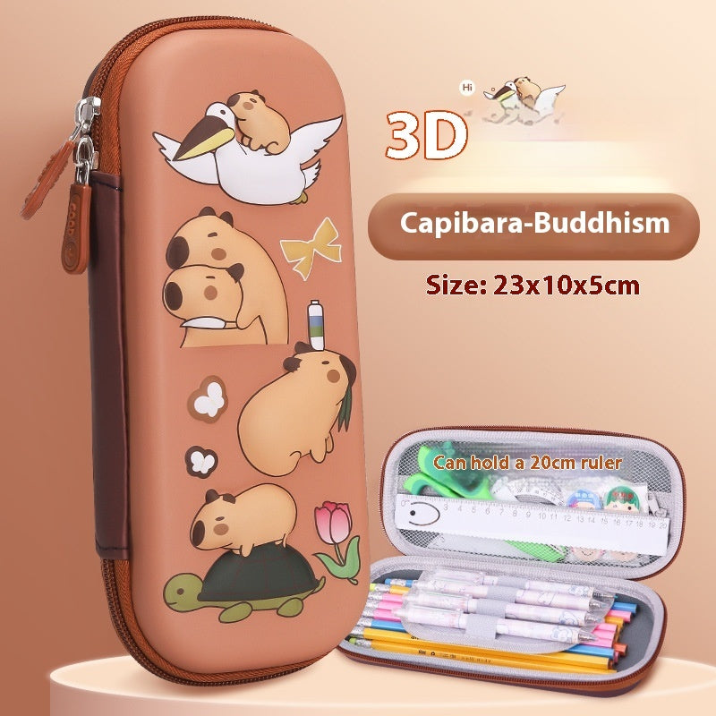 Cartoon 3D Three-dimensional Capabala Children's Stationery Box