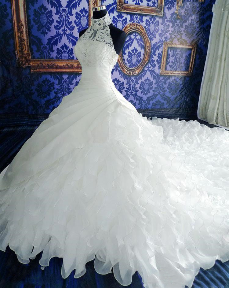 Wedding Dress Wholesale High-end Dress With Big Tail