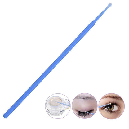 200 - 500 Pcs Disposable Micro Applicator Brushes for Eyelash Extensions and Makeup