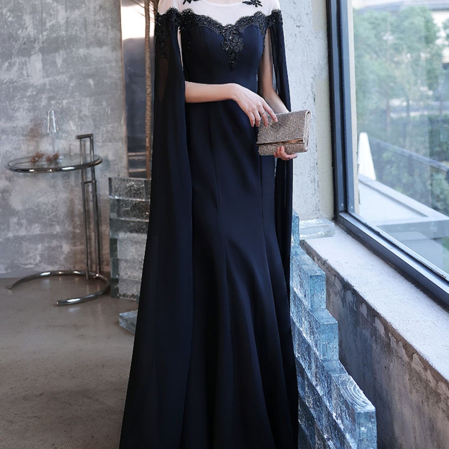 Black Evening Dress For Women With A High-end Feel