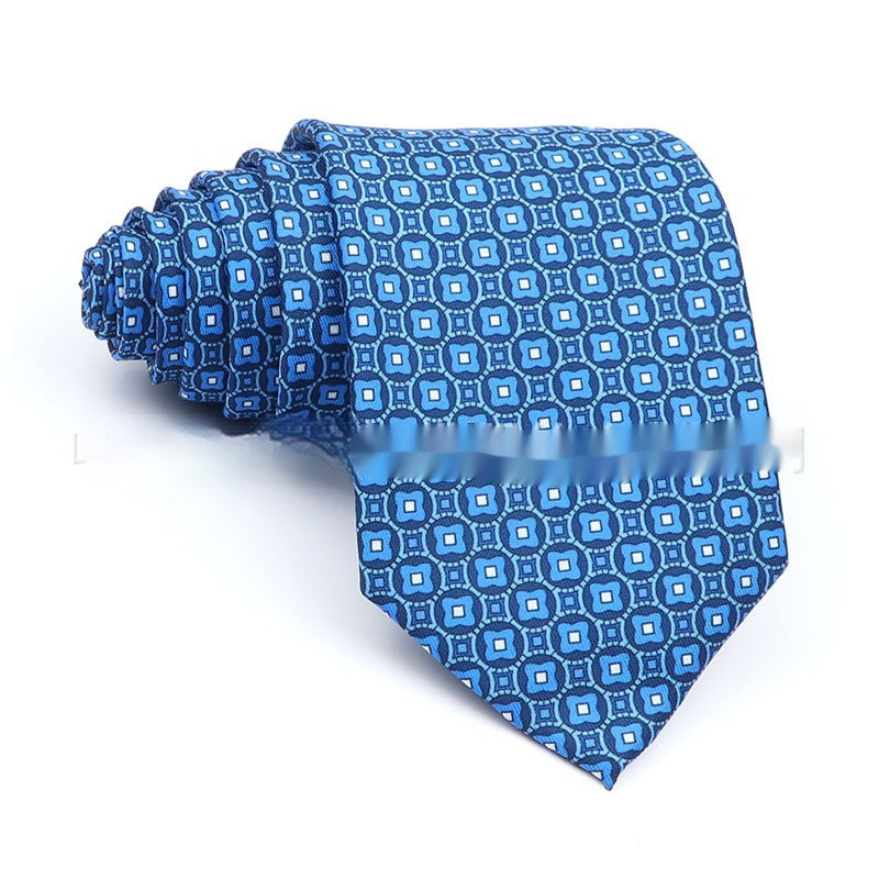 Business Polyester Men's Printed Workplace Tie