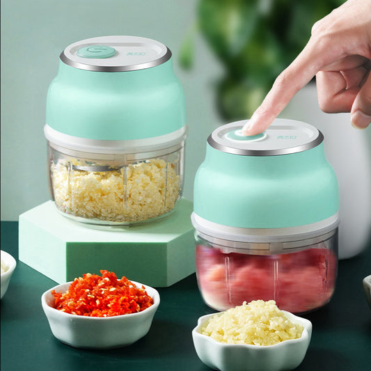Portable Electric Garlic Chopper - Mini Food Grinder for Quick and Easy Meal Prep - Mallora Shop