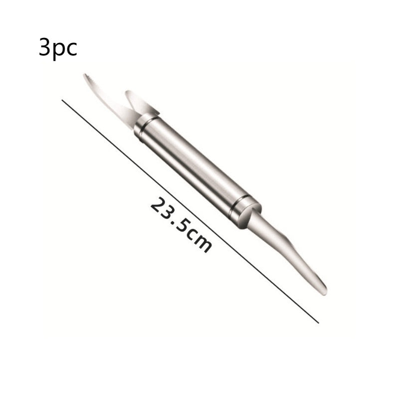 Multi-functional Stainless Steel Shrimp Peeler for Easy Shelling and Preparation